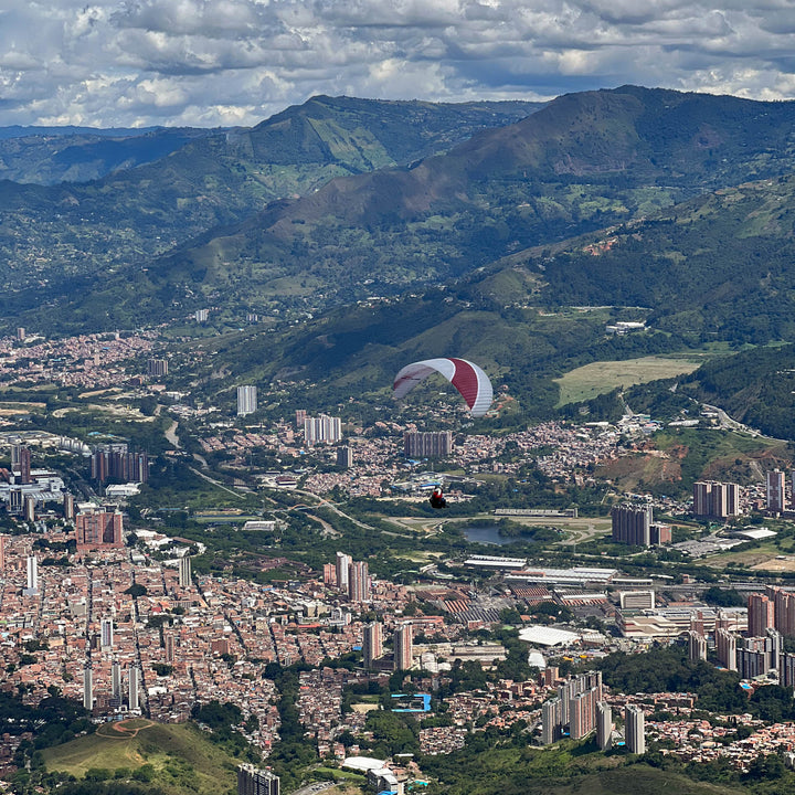 Paisaje de la ciudad de Medellín. 